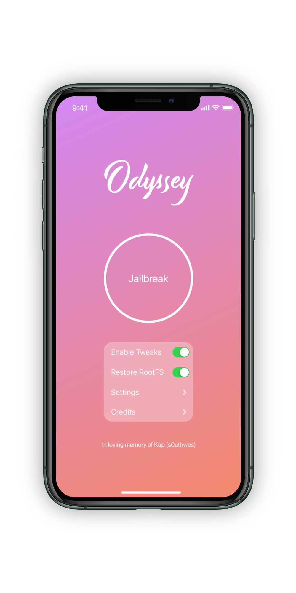 Iphone image Odyssey Jailbreak